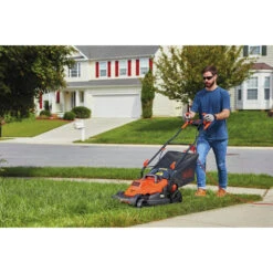 Black & Decker BEMW472BH 120V 10 Amp Brushed 15 In. Corded Lawn Mower With Comfort Grip Handle -DeWALT Sales Shop bdknbemw472bh d