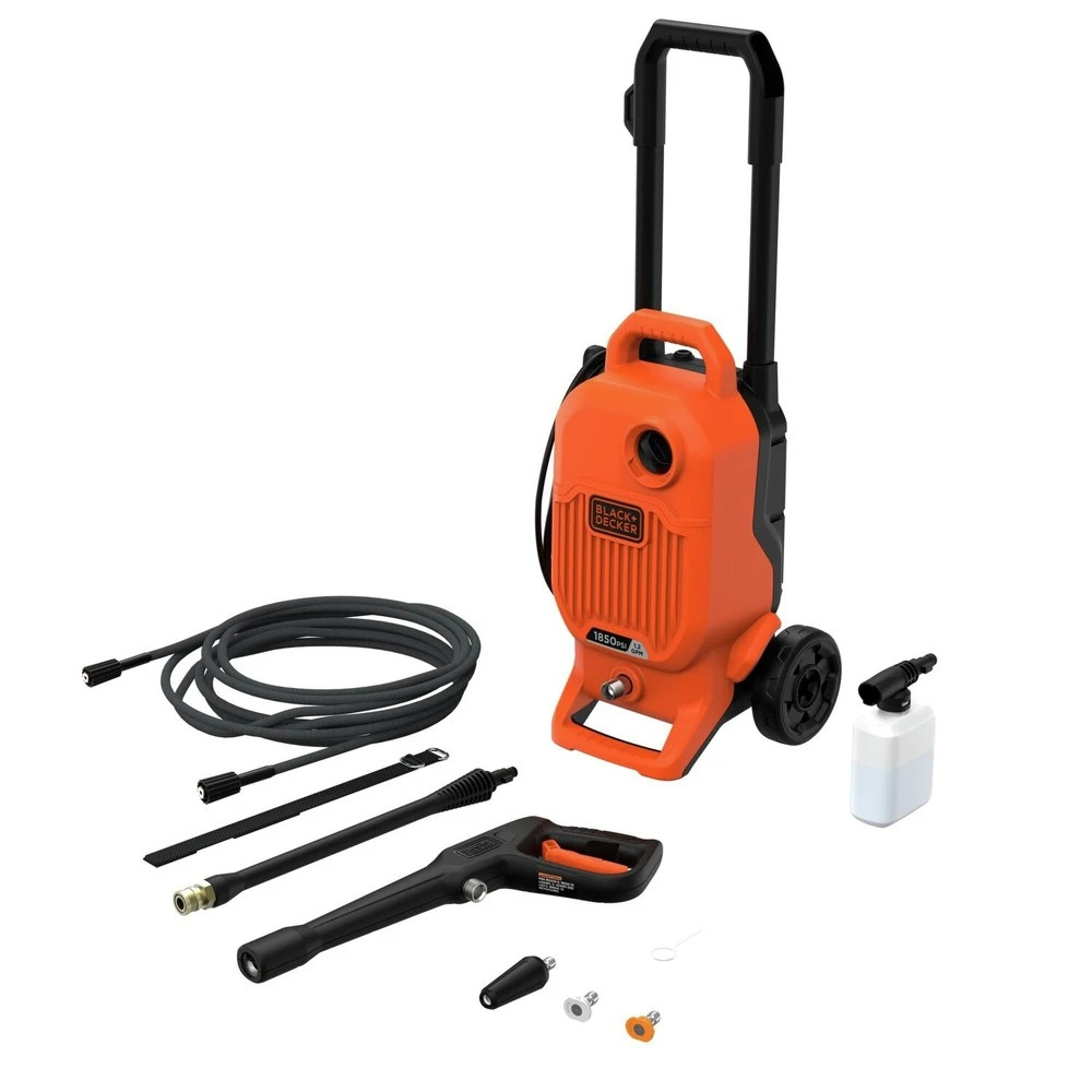 Black & Decker BEPW1850 1850 Max PSI 1.2 GPM Corded Cold Water Pressure Washer 3 Black & Decker BEPW1850 1850 Max PSI 1.2 GPM Corded Cold Water Pressure Washer