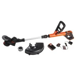 Black & Decker LST522 20V MAX Lithium-Ion 2-Speed 12 In. Cordless String Trimmer/Edger Kit (2.5 Ah)