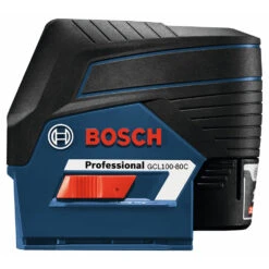 Factory Reconditioned Bosch GCL100-80C-RT 12V Max Lithium-Ion 100 Ft Cordless Cross-Line Laser With Plumb Points Kit (2 Ah) -DeWALT Sales Shop bshrgcl100 80c rt b
