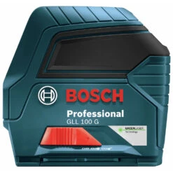 Factory Reconditioned Bosch GLL100G-RT Green Beam Self-Leveling Cross Line Laser -DeWALT Sales Shop bshrgll100grt b