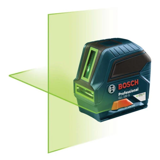 Factory Reconditioned Bosch GLL100GX-RT Green-Beam Self-Leveling Cross-Line Laser -DeWALT Sales Shop bshrgll100gxrt
