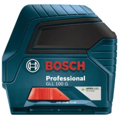 Factory Reconditioned Bosch GLL100GX-RT Green-Beam Self-Leveling Cross-Line Laser -DeWALT Sales Shop bshrgll100gxrt a