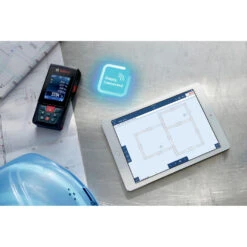 Factory Reconditioned Bosch GLM400CL-RT BLAZE Outdoor 400 Ft. Connected Lithium-Ion Laser Measure With Camera -DeWALT Sales Shop bshrglm400cl rt f