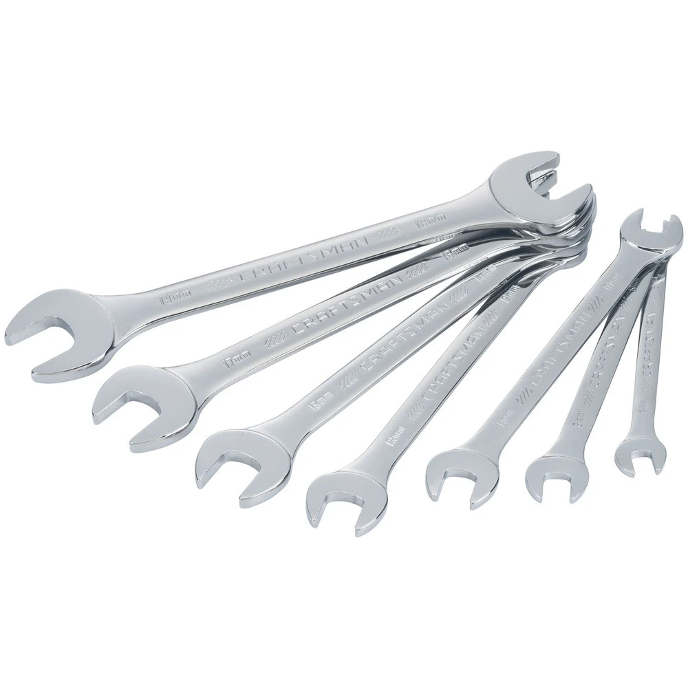 Craftsman CMMT44188 Metric Standard Open End Wrench Set (7-Piece) 5 Craftsman CMMT44188 Metric Standard Open End Wrench Set (7-Piece) - Image 3