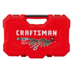 Craftsman CMMT82334Z1 Mechanics Tool Set - Gunmetal Chrome (51-Piece) -DeWALT Sales Shop cftncmmt82334z1 b