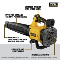 Dewalt DCBL722B 20V MAX XR Lithium-Ion Brushless Handheld Cordless Blower (Tool Only) -DeWALT Sales Shop dewndcbl722b g