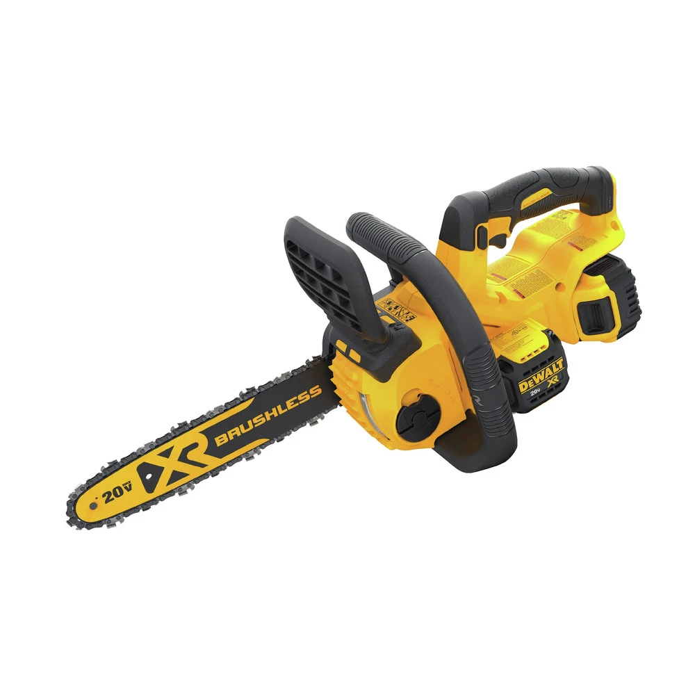 Dewalt DCCS620P1 20V MAX XR Brushless Lithium-Ion Cordless Compact 12 In. Chainsaw Kit (5 Ah) 6 Dewalt DCCS620P1 20V MAX XR Brushless Lithium-Ion Cordless Compact 12 In. Chainsaw Kit (5 Ah) - Image 4