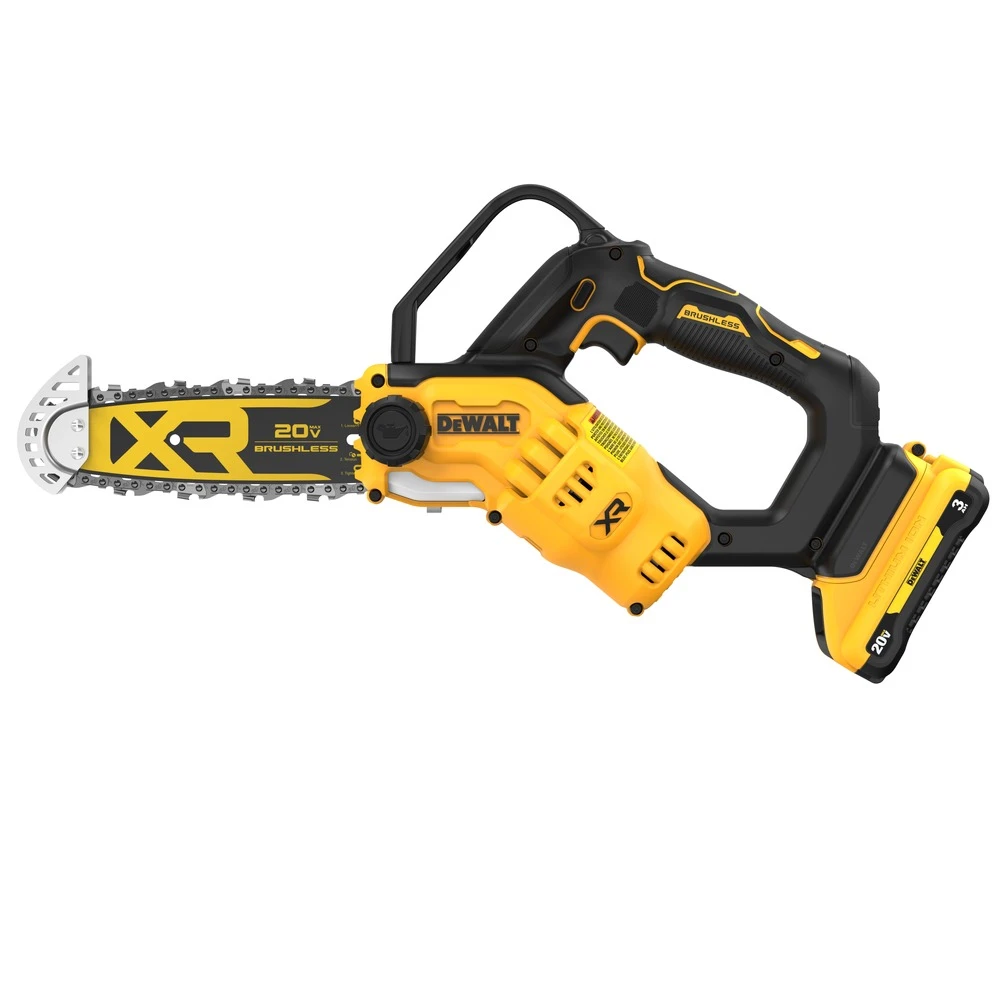 Dewalt DCCS623L1 20V MAX Brushless Lithium-Ion 8 In. Cordless Pruning Chainsaw Kit (3 Ah) 4 Dewalt DCCS623L1 20V MAX Brushless Lithium-Ion 8 In. Cordless Pruning Chainsaw Kit (3 Ah) - Image 2
