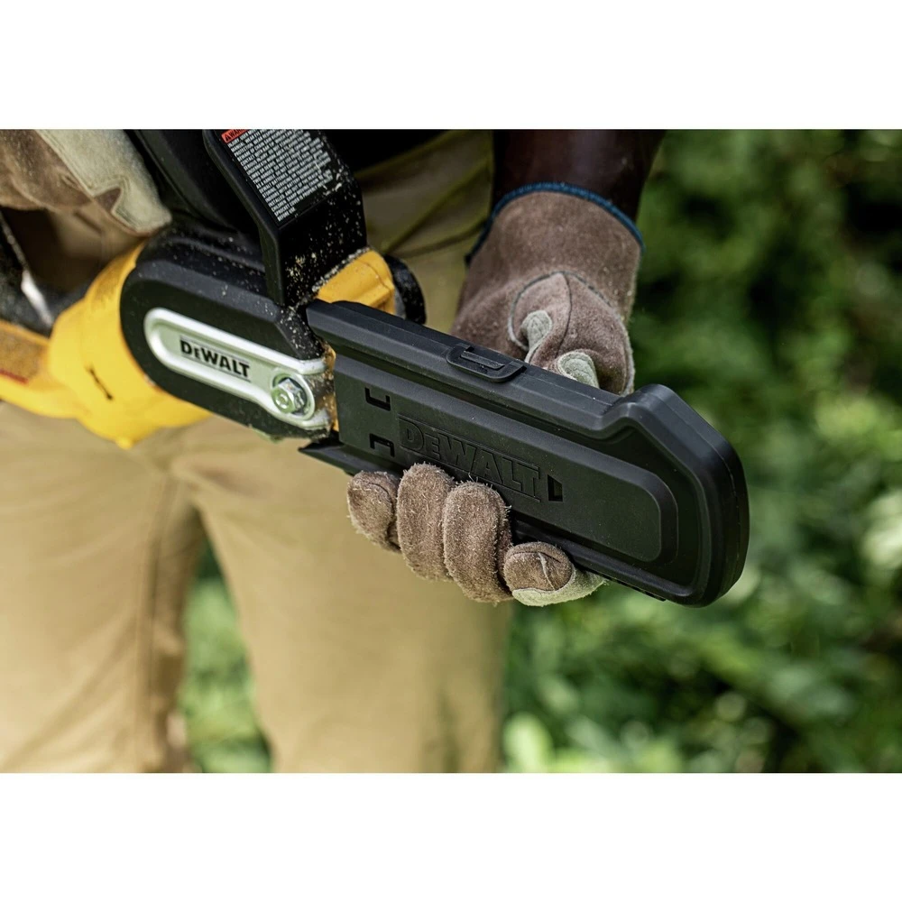 Dewalt DCCS623L1 20V MAX Brushless Lithium-Ion 8 In. Cordless Pruning Chainsaw Kit (3 Ah) 12 Dewalt DCCS623L1 20V MAX Brushless Lithium-Ion 8 In. Cordless Pruning Chainsaw Kit (3 Ah) - Image 10