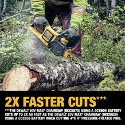 Dewalt DCCS670B 60V MAX Brushless 16 In. Chainsaw (Tool Only) 20 Dewalt DCCS670B 60V MAX Brushless 16 In. Chainsaw (Tool Only) -DeWALT Sales Shop dewndccs670b m