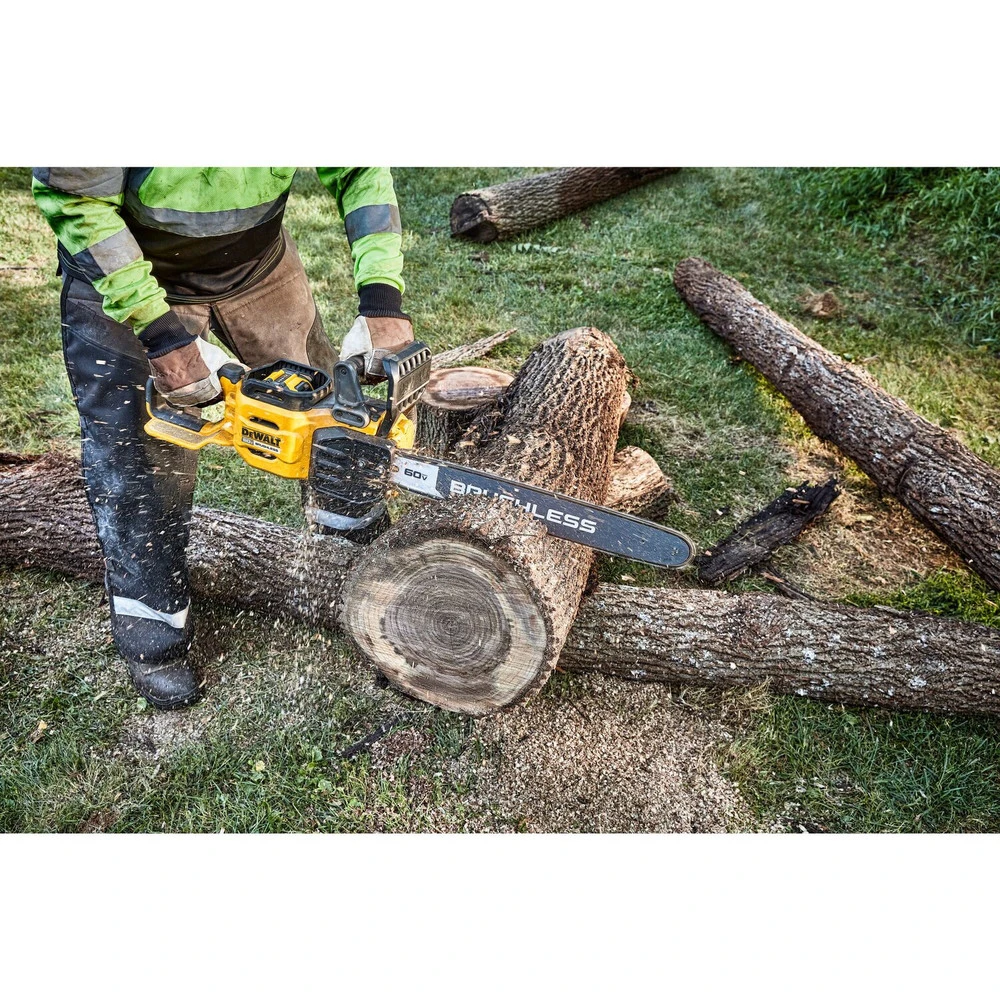 Dewalt DCCS677Y1 60V MAX Brushless Lithium-Ion 20 In. Cordless Chainsaw Kit (12 Ah) 12 Dewalt DCCS677Y1 60V MAX Brushless Lithium-Ion 20 In. Cordless Chainsaw Kit (12 Ah) - Image 10
