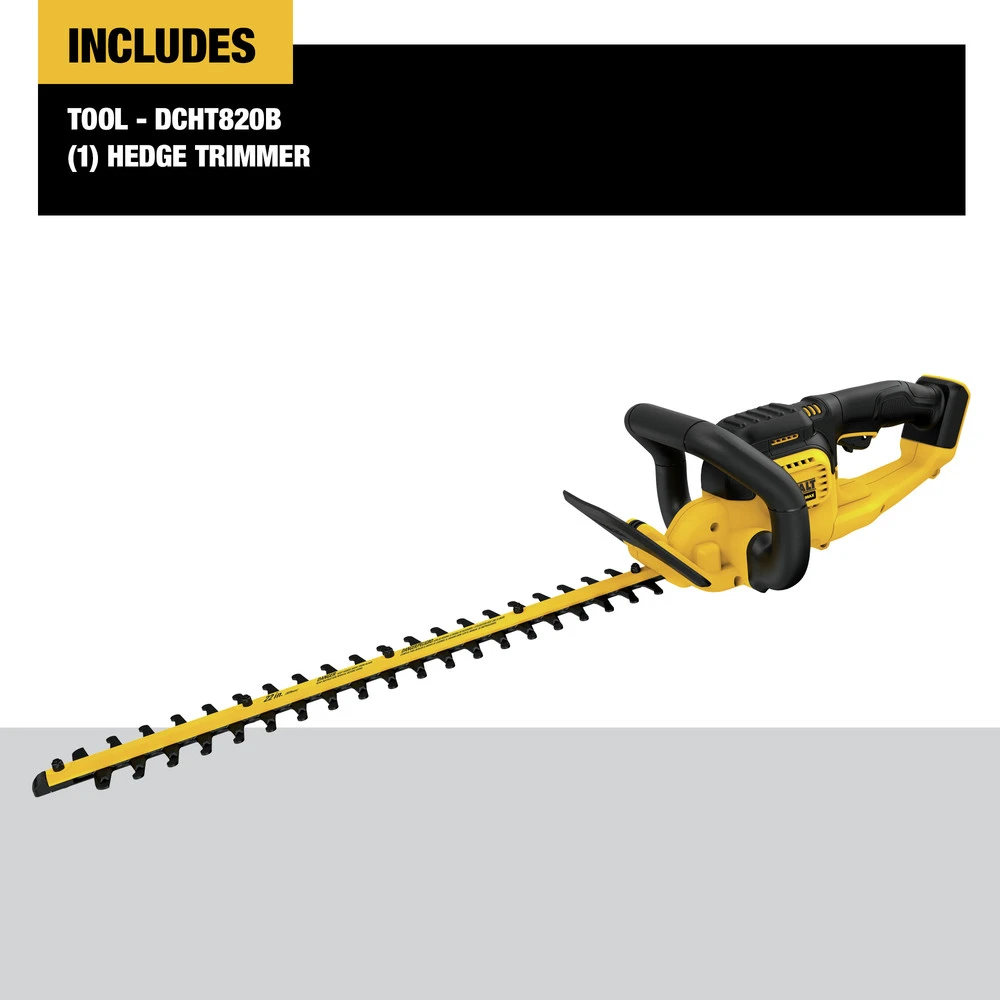 Dewalt DCHT820B 20V MAX Lithium-Ion 22 In. Hedge Trimmer (Tool Only) 4 Dewalt DCHT820B 20V MAX Lithium-Ion 22 In. Hedge Trimmer (Tool Only) - Image 2