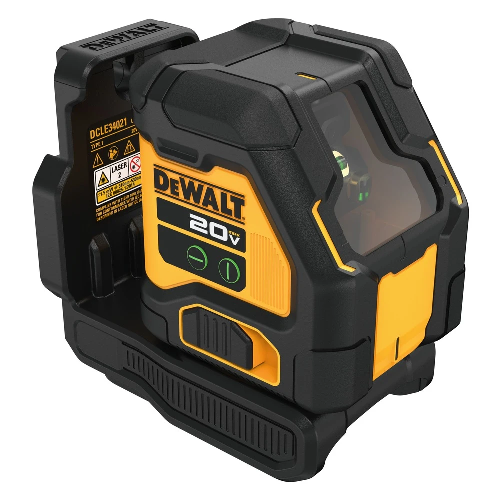 Dewalt DCLE34021B 20V MAX Lithium-Ion Cordless Green Cross Line Laser (Tool Only) 5 Dewalt DCLE34021B 20V MAX Lithium-Ion Cordless Green Cross Line Laser (Tool Only) - Image 3