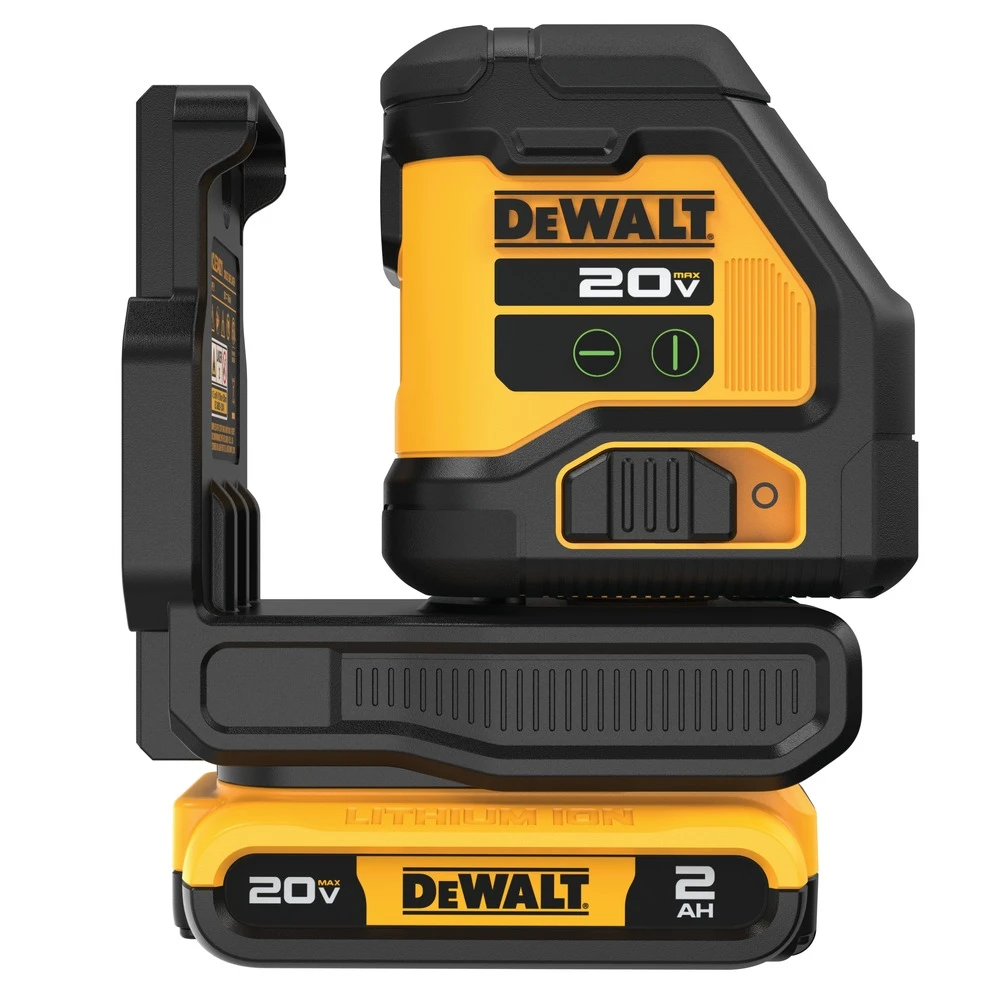 Dewalt DCLE34021B 20V MAX Lithium-Ion Cordless Green Cross Line Laser (Tool Only) 10 Dewalt DCLE34021B 20V MAX Lithium-Ion Cordless Green Cross Line Laser (Tool Only) - Image 8
