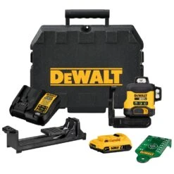 Dewalt DCLE34031D1 20V Lithium-Ion Cordless 3x360 Line Laser Kit (2 Ah)