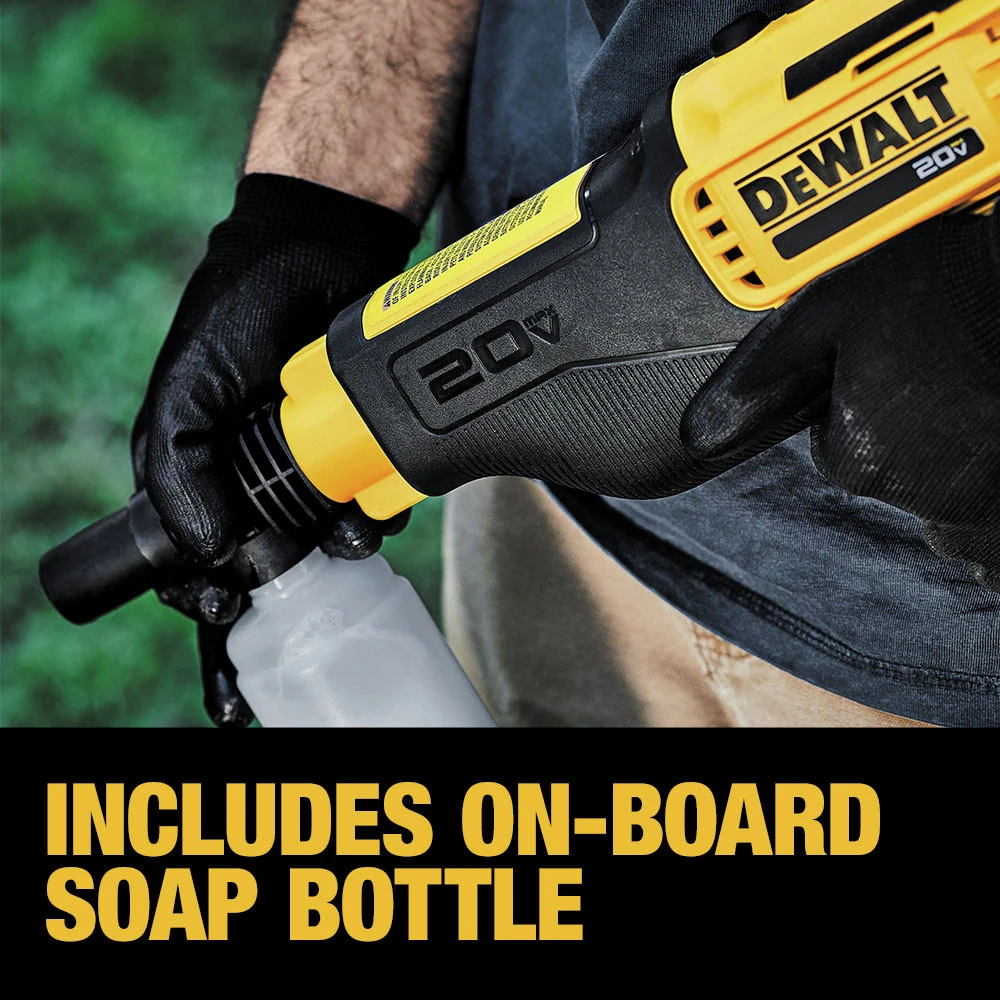 Dewalt DCPW550B 20V MAX Lithium-Ion Cordless 550 Psi Power Cleaner (Tool Only) 10 Dewalt DCPW550B 20V MAX Lithium-Ion Cordless 550 Psi Power Cleaner (Tool Only) - Image 8