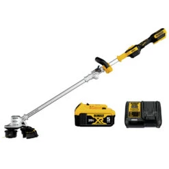 Dewalt DCST922P1 20V MAX Lithium-Ion Cordless 14 In. Folding String Trimmer Kit (5 Ah)
