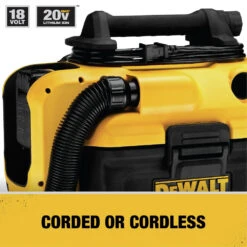 Dewalt DCV581H 20V MAX Cordless/Corded Lithium-Ion Wet/Dry Vacuum (Tool Only) 19 Dewalt DCV581H 20V MAX Cordless/Corded Lithium-Ion Wet/Dry Vacuum (Tool Only) -DeWALT Sales Shop dewndcv581h h