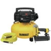 Dewalt DWFP1KIT 18 Gauge 2-1/8 In. Pneumatic Brad Nailer And 0.9 HP 6 Gallon Oil-Free Pancake Compressor Combo Kit -DeWALT Sales Shop dewndwfp1kit