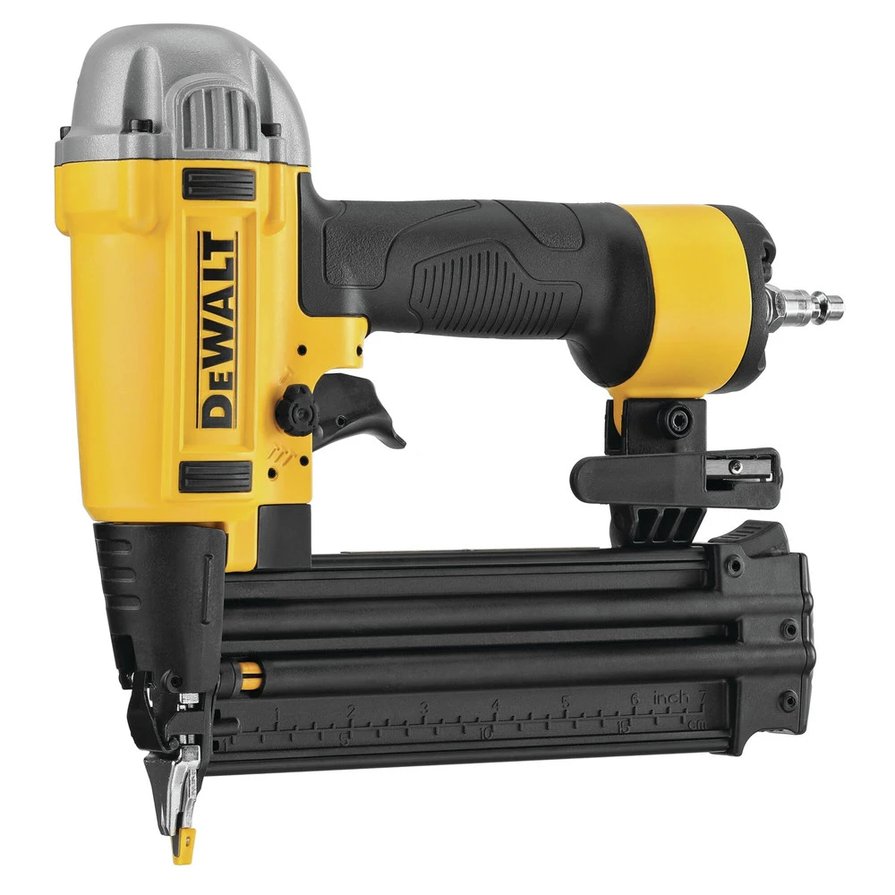 Dewalt DWFP1KIT 18 Gauge 2-1/8 In. Pneumatic Brad Nailer And 0.9 HP 6 Gallon Oil-Free Pancake Compressor Combo Kit 6 Dewalt DWFP1KIT 18 Gauge 2-1/8 In. Pneumatic Brad Nailer And 0.9 HP 6 Gallon Oil-Free Pancake Compressor Combo Kit - Image 4