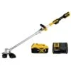 Factory Reconditioned Dewalt DCST922P1R 20V MAX Lithium-Ion Cordless 14 In. Folding String Trimmer Kit (5 Ah) -DeWALT Sales Shop dewrdcst922p1r