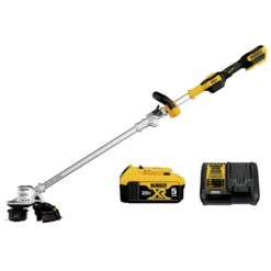 Factory Reconditioned Dewalt DCST922P1R 20V MAX Lithium-Ion Cordless 14 In. Folding String Trimmer Kit (5 Ah)
