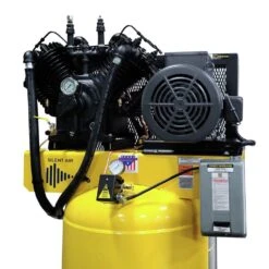 EMAX ESP07V080V1 E450 Series 7.5 HP 80 Gal. 2 Stage Pressure Lubricated Single Phase 31 CFM @100 PSI Patented SILENT Air Compressor -DeWALT Sales Shop eaxnesp07v080v1 f