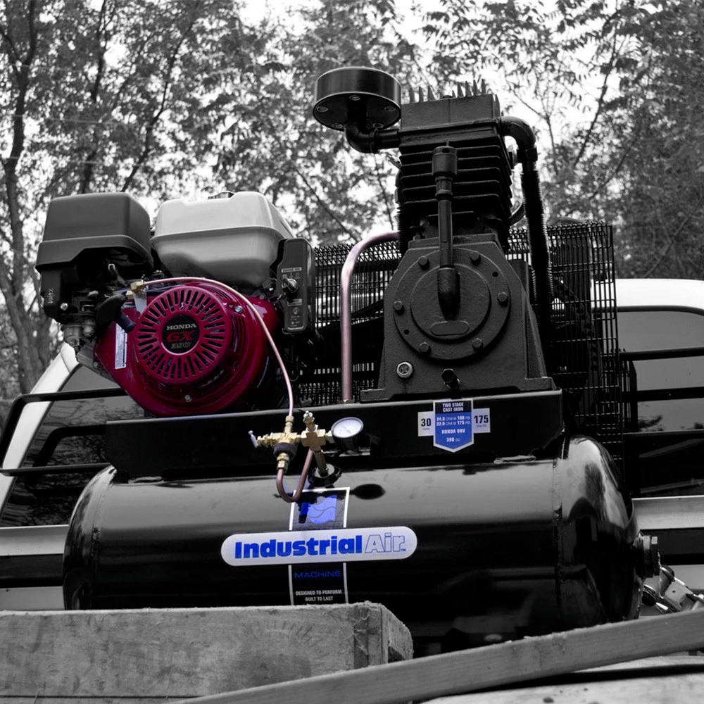 Industrial Air IH1393075 13 HP 30 Gallon Oil-Lube Honda Engine Truck Mount Air Compressor 5 Industrial Air IH1393075 13 HP 30 Gallon Oil-Lube Honda Engine Truck Mount Air Compressor - Image 3