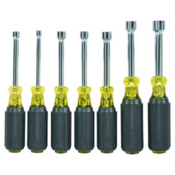 Klein Tools 631M 7-Piece 3 In. Shaft Magnetic Nut Driver Set -DeWALT Sales Shop klnn631m a