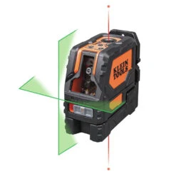 Klein Tools 93LCLG Self-Leveling Green Cordless Cross-Line Laser With Red Plumb Spot