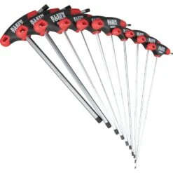 Klein Tools JTH910E 10-Piece 9 In. Blade SAE T-Handle Hex Key Set With Stand -DeWALT Sales Shop klnnjth910e d