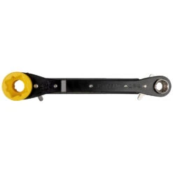 Klein Tools KT155HD Heavy-Duty 6-in-1 Lineman's Ratcheting Wrench -DeWALT Sales Shop klnnkt155hd d