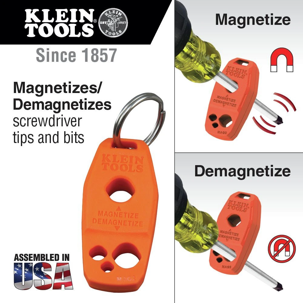 Klein Tools MAG2 Magnetizer/Demagnetizer For Screwdriver Bits And Tips 4 Klein Tools MAG2 Magnetizer/Demagnetizer For Screwdriver Bits And Tips - Image 2