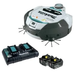Makita DRC300PT 18V X2 LXT Brushless Cordless Smart Robotic HEPA Filter Vacuum Kit With 2 Batteries (5 Ah)