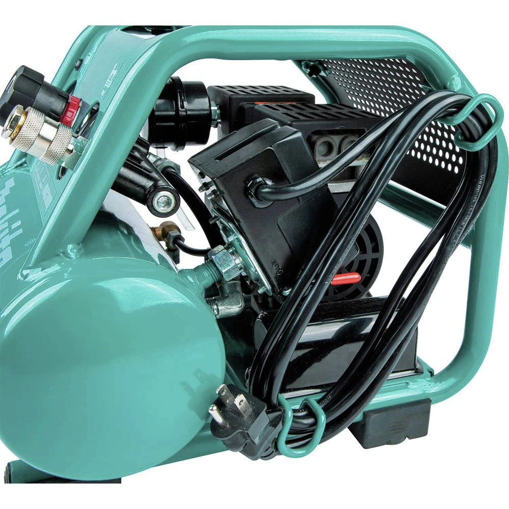 Makita MAC100Q Quiet Series 1/2 HP 1 Gallon Oil-Free Hand Carry Air Compressor 4 Makita MAC100Q Quiet Series 1/2 HP 1 Gallon Oil-Free Hand Carry Air Compressor - Image 2