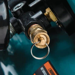 Makita MAC100QK1 Quiet Series .5 HP 1 Gallon Oil-Free Hand Carry Air Compressor/ 18 GA Brad Nailer Combo Kit -DeWALT Sales Shop mktnmac100qk1 g