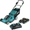 Makita XML10CM1 36V (18V X2) LXT Brushed Lithium-Ion 21 In. Cordless Lawn Mower Kit With 4 Batteries (4 Ah) -DeWALT Sales Shop mktnxml10cm1