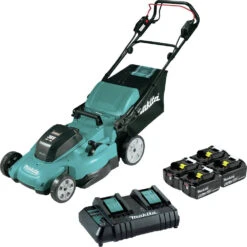 Makita XML11CT1 18V X2 (36V) LXT Lithium-Ion 21 In. Cordless Self-Propelled Lawn Mower Kit (5 Ah)