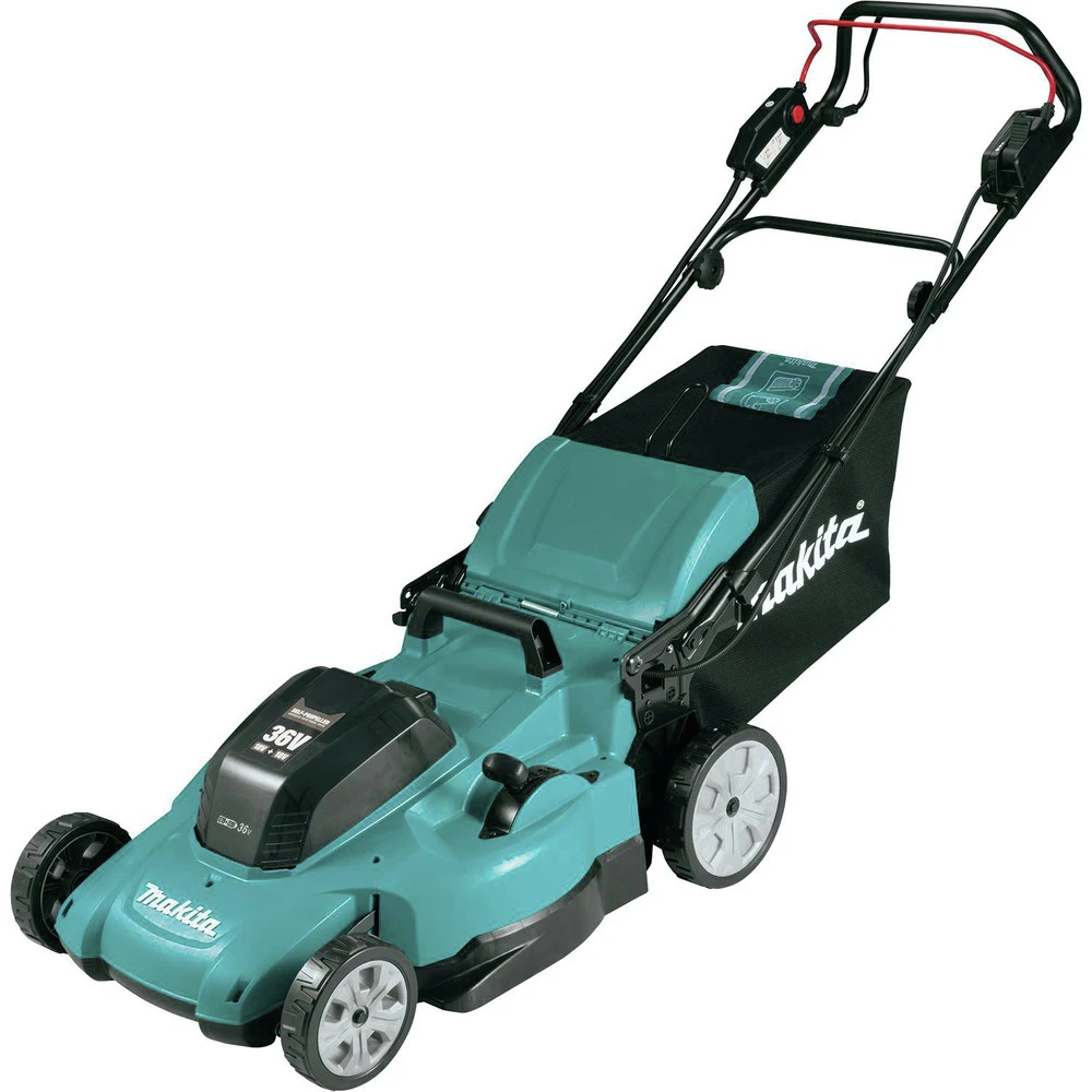 Makita XML11CT1 18V X2 (36V) LXT Lithium-Ion 21 In. Cordless Self-Propelled Lawn Mower Kit (5 Ah) 4 Makita XML11CT1 18V X2 (36V) LXT Lithium-Ion 21 In. Cordless Self-Propelled Lawn Mower Kit (5 Ah) - Image 2