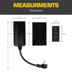 Mule 52006-45 18 In. 3 Speed Ceiling Mounted Plug-In Cord Garage Fan With Remote - Black/Yellow -DeWALT Sales Shop mu8n52006 45 b