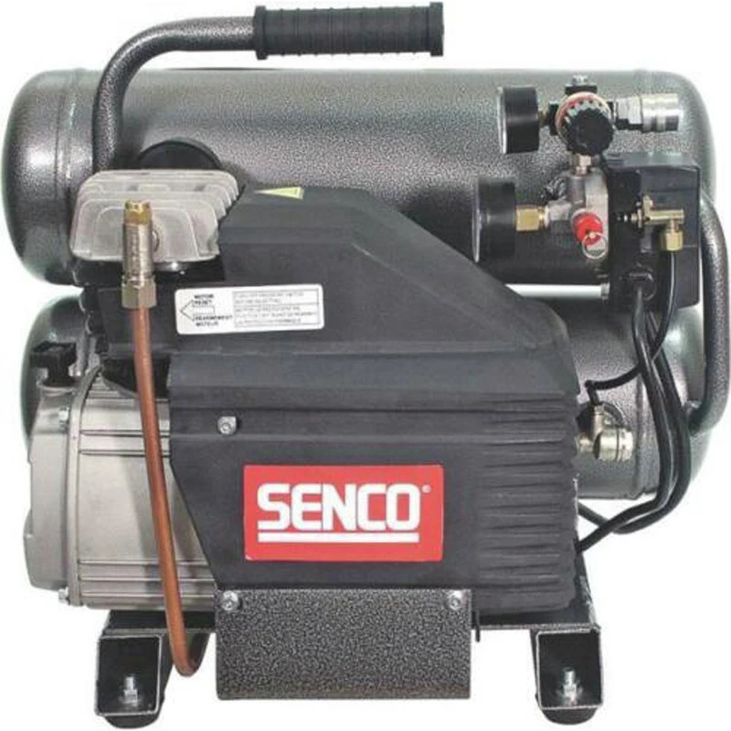 SENCO PC1131 2.5 HP 4.3 Gallon Oil-Lube Twin Stack Air Compressor 4 SENCO PC1131 2.5 HP 4.3 Gallon Oil-Lube Twin Stack Air Compressor - Image 2