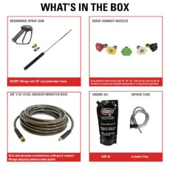 Simpson 60205 WaterBlaster 4200 PSI 4.0 GPM Belt Drive Professional Gas Pressure Washer With AAA Triplex Pump -DeWALT Sales Shop smpn60205 a